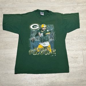 Vintage Green Bay Packers Shirt NFL Football Brett Favre 1997 Mens Size XL